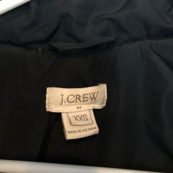 JCrew black quilted jacket XXS - Picture 6 of 7